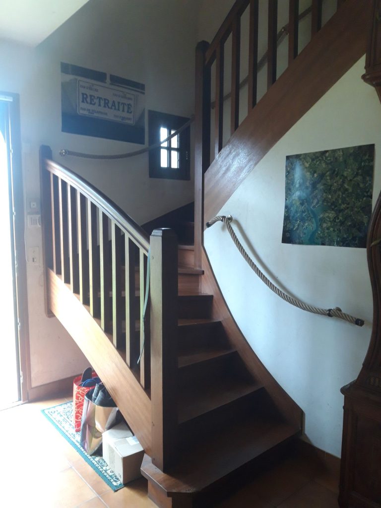 Seconde vie pour cet ancien escalier à Crac’h - Avant