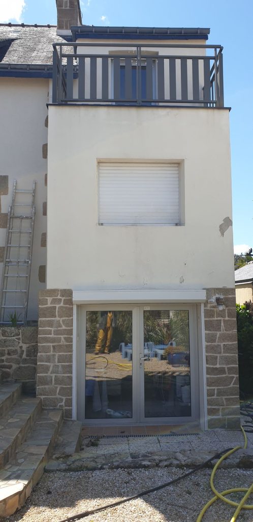 Rénovation de façade à La Trinité-sur-Mer - Avant