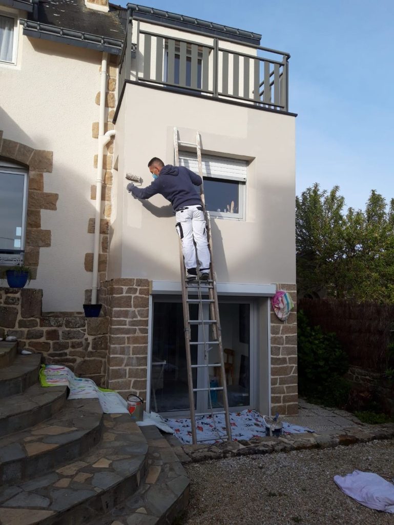 Rénovation de façade à La Trinité-sur-Mer - Pendant