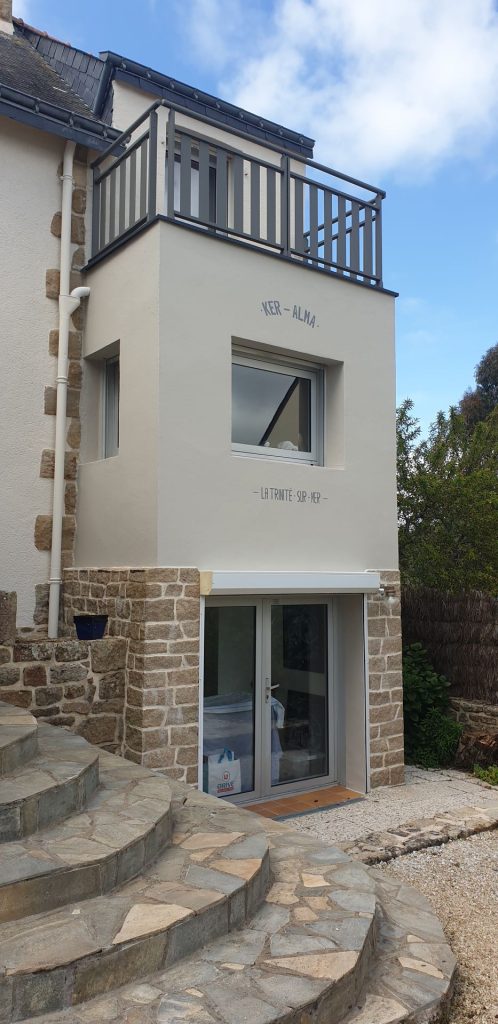 Rénovation de façade à La Trinité-sur-Mer - Résultat